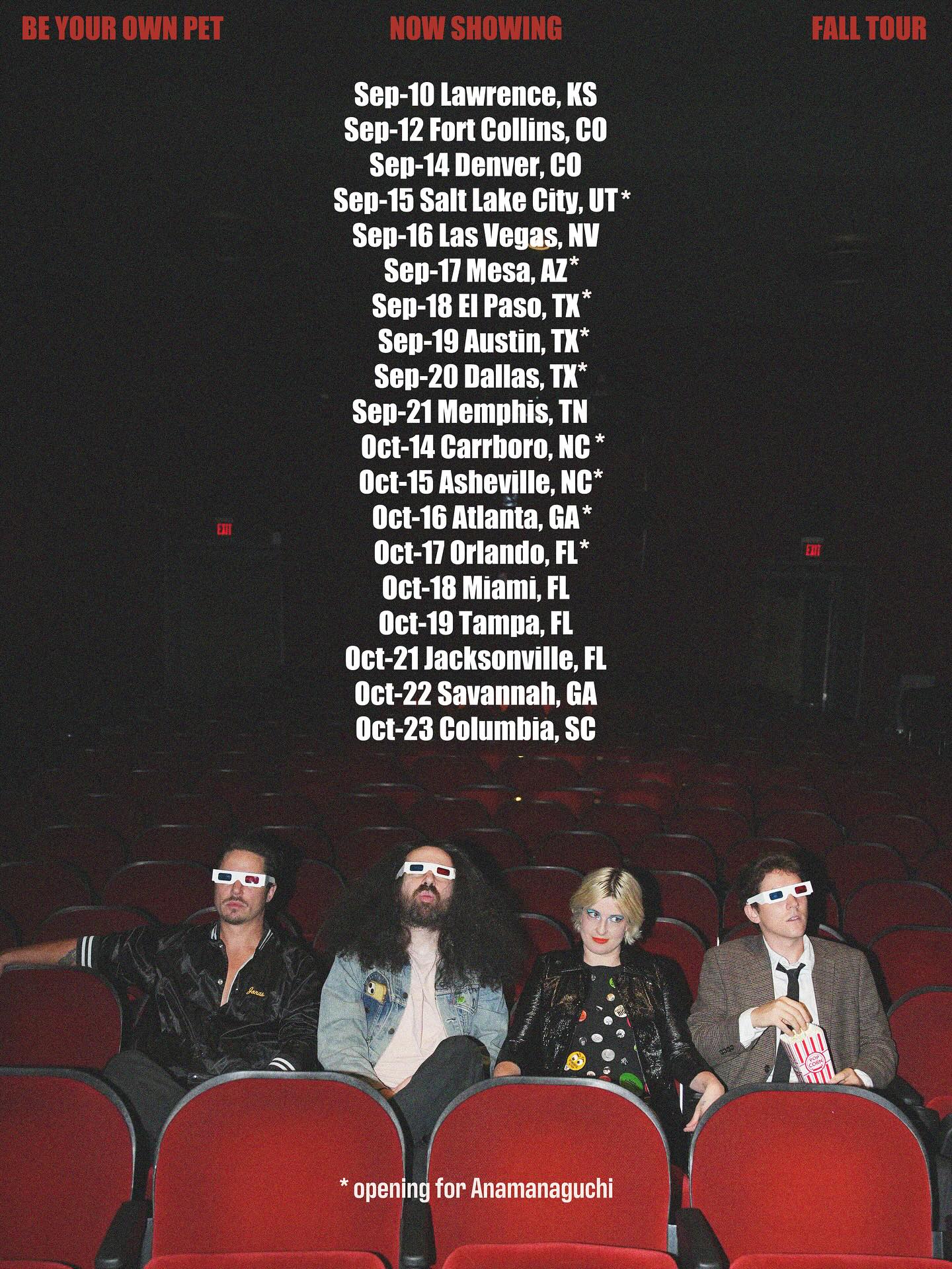 Be Your Own Pet The Buck Wild Tour Poster 2025